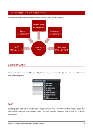 OfficeCentral User Manual (English) - Human Resources Management System ...