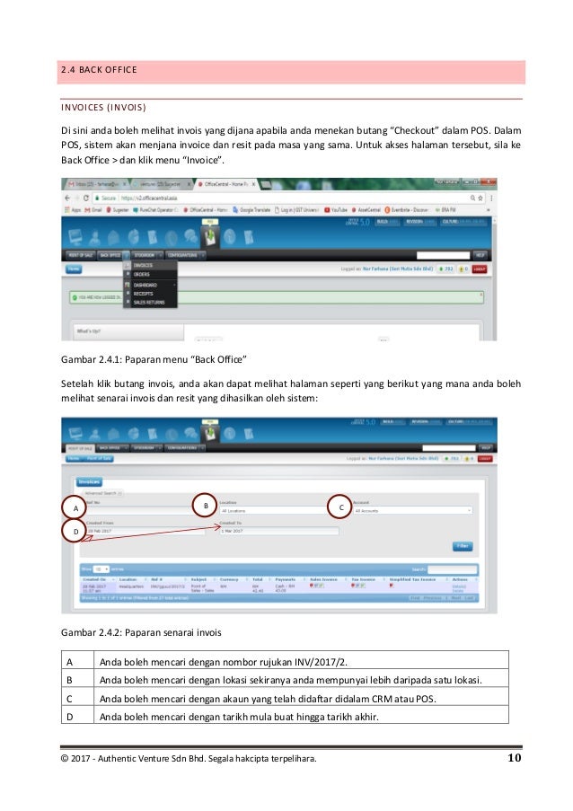 Officecentral User Manual Bahasa Melayu Point Of Sale V3r4