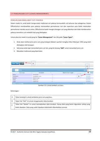 OfficeCentral User Manual HRMS (Bahasa Melayu) V3R2