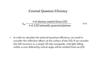 External Quantum Eficiency
 