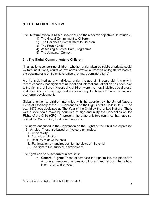 Jamaica A Study Of Foster Care In Jamaica - 