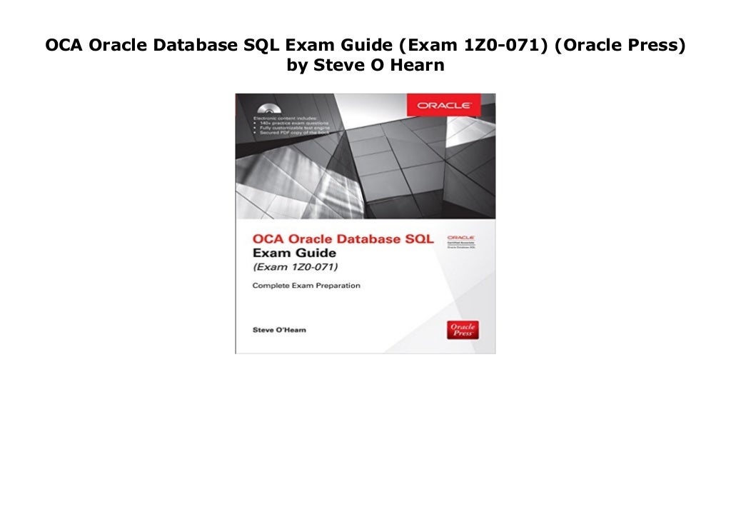 1z0-071 Examengine