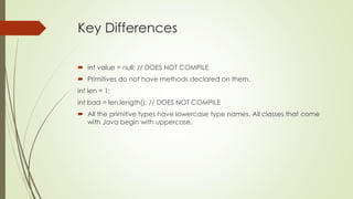 OCA Java SE 8 Exam Chapter 1 Java Building Blocks | PPTX