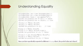 Understanding Equality
 