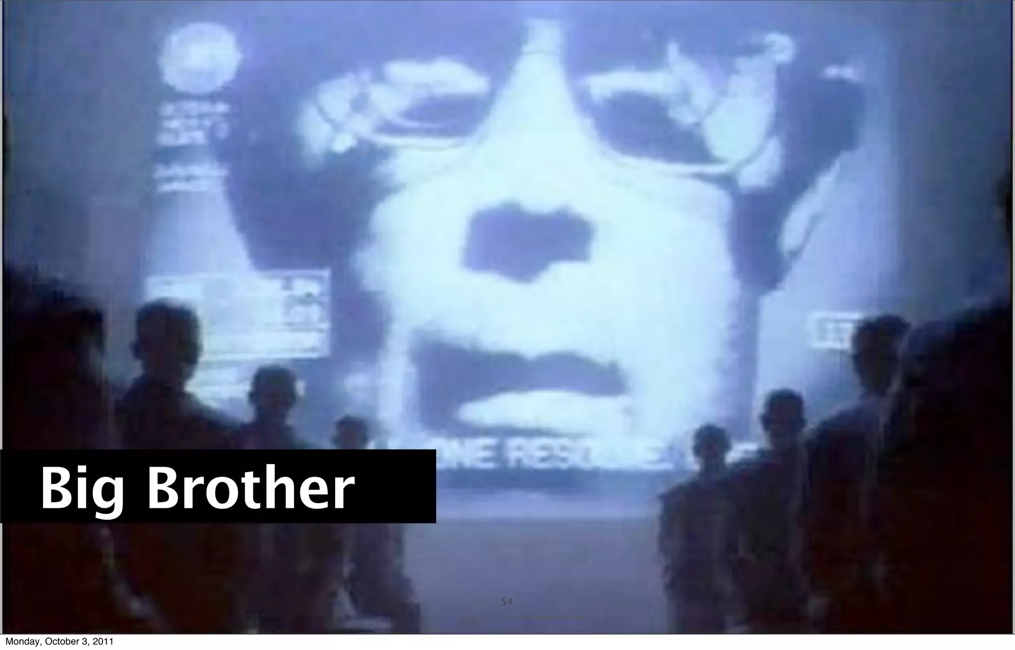 ONTARIO CHIROPRACTIC ASSOCIATION




                                                  v




      Big Brother
                                                  54



Monday, October 3, 2011
 