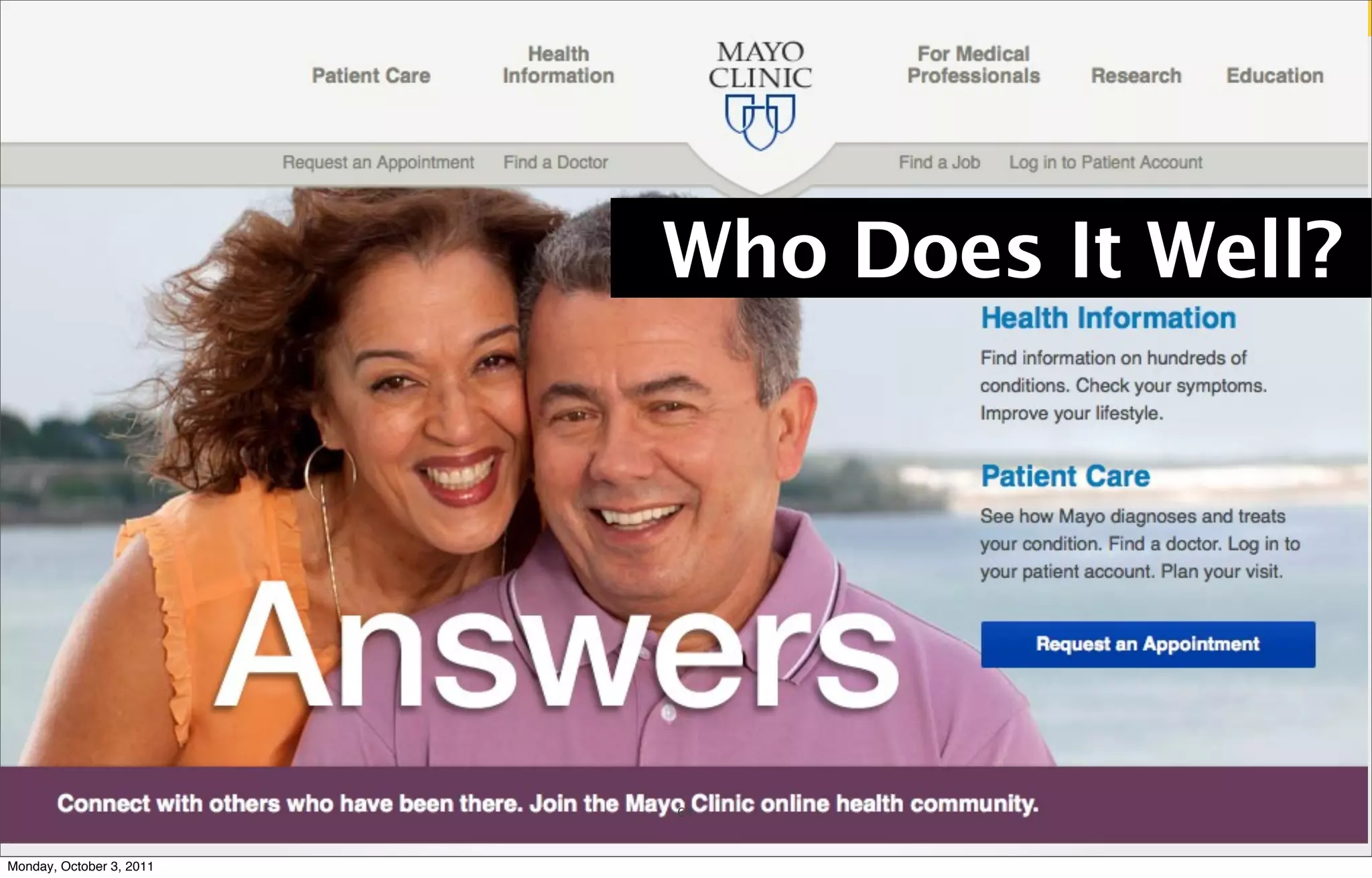 ONTARIO CHIROPRACTIC ASSOCIATION




                                                  Who Does It Well?

                                                  v




                                                  64



Monday, October 3, 2011
 