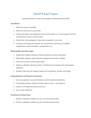 OCAJP 8 | PDF