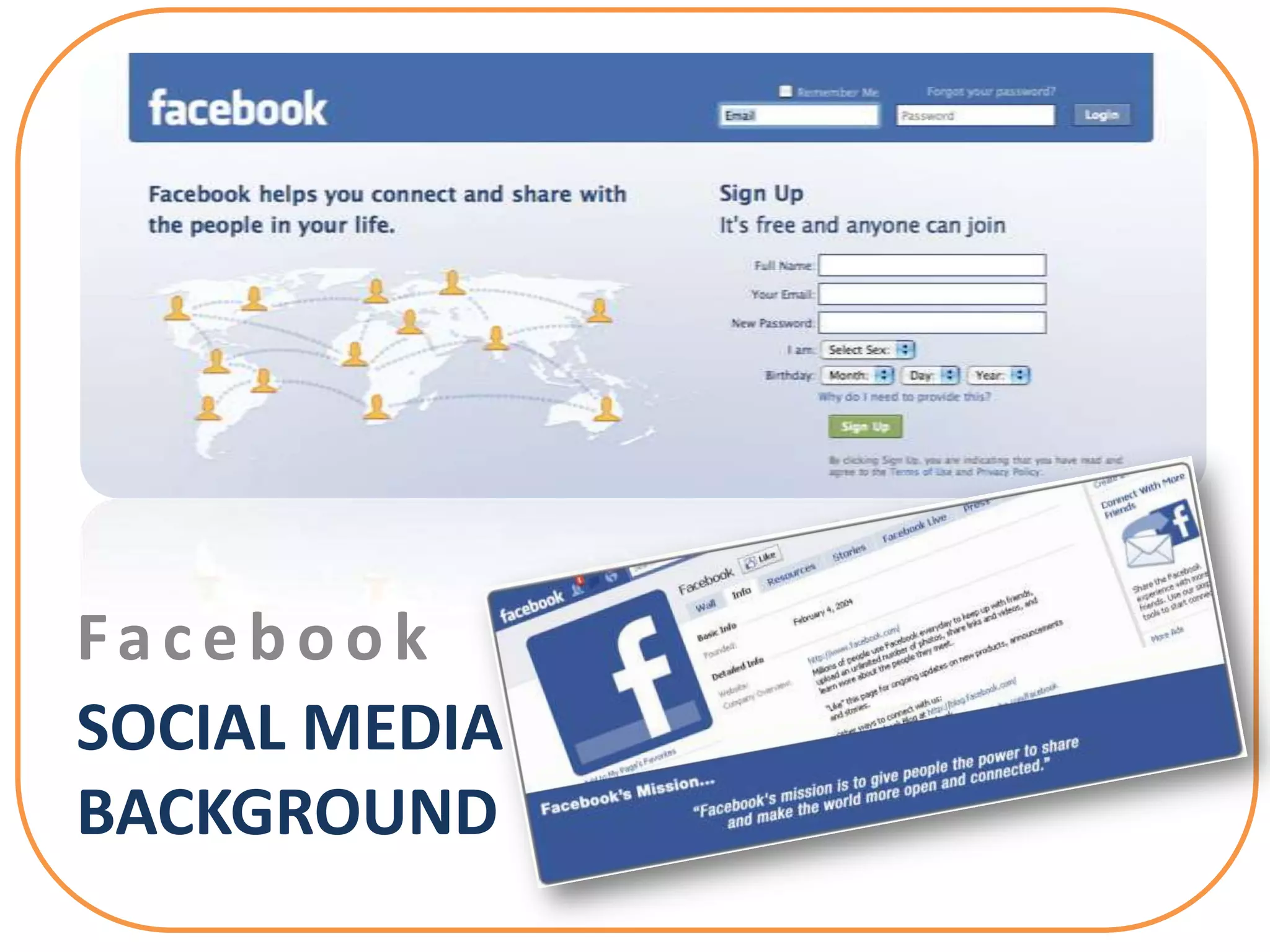 Facebook
SOCIAL MEDIA
BACKGROUND
 