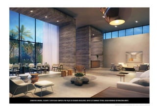 Atmosfera original, elegante e sofisticada composta por peças de designers brasileiros, entre eles Domingos Tótora, design renomado internacionalmente. 
perspe c ti v a i l ustr a d a do h a l l so c i a l / est a r 
 