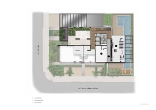 1 
2 
1. academia 
2. lavanderi a 
3. zelador 
3 
me z z a nino 
A L . d o s M A R AC AT I N S 
Av. moema 
 