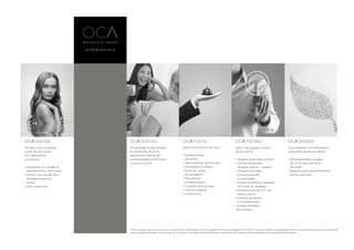 R E S I D E N C I A L M O E M A 
SAÚDE SOCIAL FÁCIL* TECNO VERDE 
Escolha como e quando 
cuidar do seu corpo. 
Nós oferecemos 
a estrutura: 
• Academia com projeto e 
equipamentos Life Fitness 
• Piscina com raia de 25 m 
entregue aquecida 
• Sauna 
• Spa e descanso 
Da recepção à sala de estar, 
os ambientes do Oca 
Residencial Moema são 
aconchegantes e estimulam 
o convívio social 
Aqui a tecnologia é a favor 
da sua rotina: 
• Gerador para áreas comuns 
• Central de geração 
de água quente – caldeira 
• Infraestrutura para 
ar-condicionado 
e automação 
• Antena e telefonia cabeadas 
em todas as unidades 
• Infraestrutura de wi-fi nas 
áreas comuns 
• Sistema de alarme 
e monitoramento 
• Guarita blindada 
• Bicicletário 
O pensamento contemporâneo 
sustentável existe na prática: 
• Armazenamento de água 
de chuva para torneiras 
de jardim 
• Depósito para armazenamento 
de lixo reciclável 
*Serviços pagos por uso. Os serviços só poderão ser implantados com uma adesão mínima de unidades do condomínio. Serviços sujeitos a agendamento prévio e operacional. Esses serviços deverão 
seguir as regras definidas na convenção de condomínio e geridas pela administradora contratada, sem qualquer responsabilidade da incorporadora/vendedora. 
D I F E R E N C I A I S 
SERVIÇOS PAGOS POR USO* 
• Recepcionista/ 
assistente 
• Administração patrimonial 
• Arrumação e limpeza 
• Posto de coleta 
de lavanderia 
• Manutenção 
e reparos gerais 
• Cuidador para animais 
• Instrutor pessoal 
• Entre outros 
 