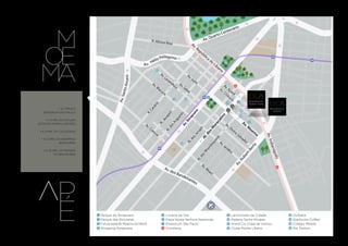 M 
M 
M 
R. Afonso Braz 
Av. Lavandisca 
Al. Jauaperí 
M 
Parque do Ibirapuera 
Parque das Bicicletas 
Futura estação Moema do Metrô 
Shopping Ibirapuera 
Av. Juriti 
Livraria da Vila 
Praça Nossa Senhora Aparecida 
Emporium São Paulo 
Ciclofaixa 
1 
1 
4 
2 
2 
3 
4 
6 
6 
3 
7 
7 
10 
16 
12 
Av. Açocê 
Av. Chibarás 
11 
13 
9 
15 
14 
5 
5 
Outback 
Starbucks Co€ee 
Colégio Móbile 
Pet Station 
13 
14 
15 
16 
Av. Moema 
Av. Divino Salvador 
Lanchonete da Cidade 
Padaria Santa Micaela 
Grand Cru (Casa de Vinhos) 
Clube Monte Líbano 
9 
10 
11 
12 
Av. Ibirapuera 
Al. dos Maracatins 
Al. dos Jurupis 
Al. dos Arapanés 
R. Canário 
Al. dos Nhambiquaras 
Av. Rubem Berta 
Av. República do Líbano 
Av. Indianópolis 
Av. Hélio Pellegrino 
Av. Quarto Centenário 
Av. dos Bandeirantes 
Av. Santo Amaro 
Av. Jandira 
Av. Moaci 
Av. Cotovia 
Av. Sabiá 
Av. Macuco 
RESIDENCIAL 
MARACATINS 
RESIDENCIAL 
MOEMA 
• a 1 MIN.DO 
Emporium SÃo Paulo 
• A 3 MIN. DA FUTURA 
ESTAÇÃO MOEMA (METRÔ) 
• A 5 MIN. DA ciclof aixa 
• A 10 MIN. DO SHOPPING 
IBIRAPUERA 
• A 20 MIN. DO PARQUE 
DO IBIRAPUERA 
Croqui de localização sem escala. 
 