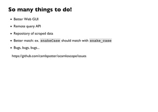 OCamlOScope: a New OCaml API Search | PDF