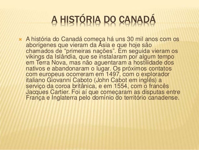 O canadá ... TRABALHO 901 ÁGAPE