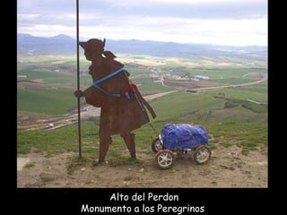 Alto del Perdon Monumento a los Peregrinos  