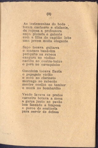 O casamento do bode com a raposa