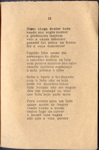 O casamento do bode com a raposa