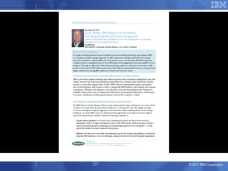 © 2011 IBM Corporation
 