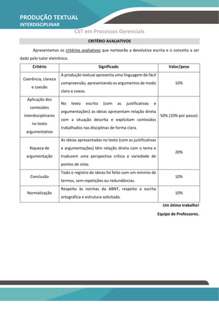O caso do restaurante Alho & Cebola - Processos Gerenciais Semestre 3º flex e 4º reg.pdf