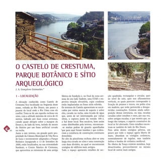 O castelo de crestuma, parque botânico e sítio arqueológico
