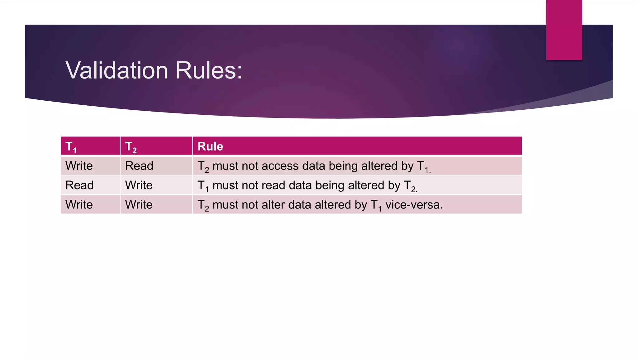 Optimistic concurrency control in Distributed Systems | PPTX
