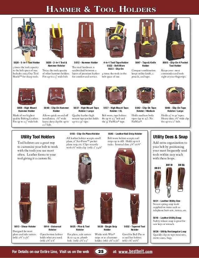 Occidental Leather Catalog