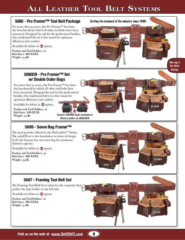 Occidental Leather Catalog