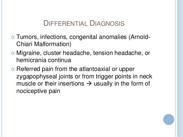 Occipital Neuralgia