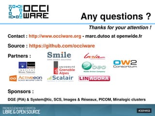 OCCIware, an extensible, standard-based XaaS consumer platform to manage everything in the Clouds, Paris Open Source Summit 2016