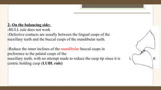 occlusal surface of prosthodontics adjustment.pptx