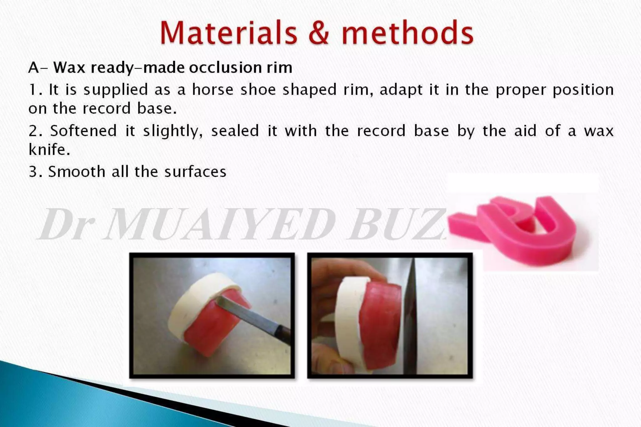 OCCLUSAL RIMS & RECORD BASE.pptx