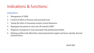 Occlusal Splints in Dental Practice: Indications, Types, and ...