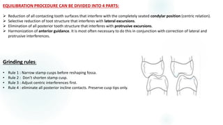Lateral Excursion Interferences OCCLUSAL THERAPY IN FIXED PROSTHODONTICS | PDF