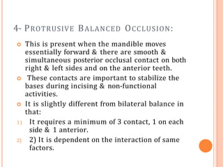Proclusive occlusion of complete denture teeth.pptx