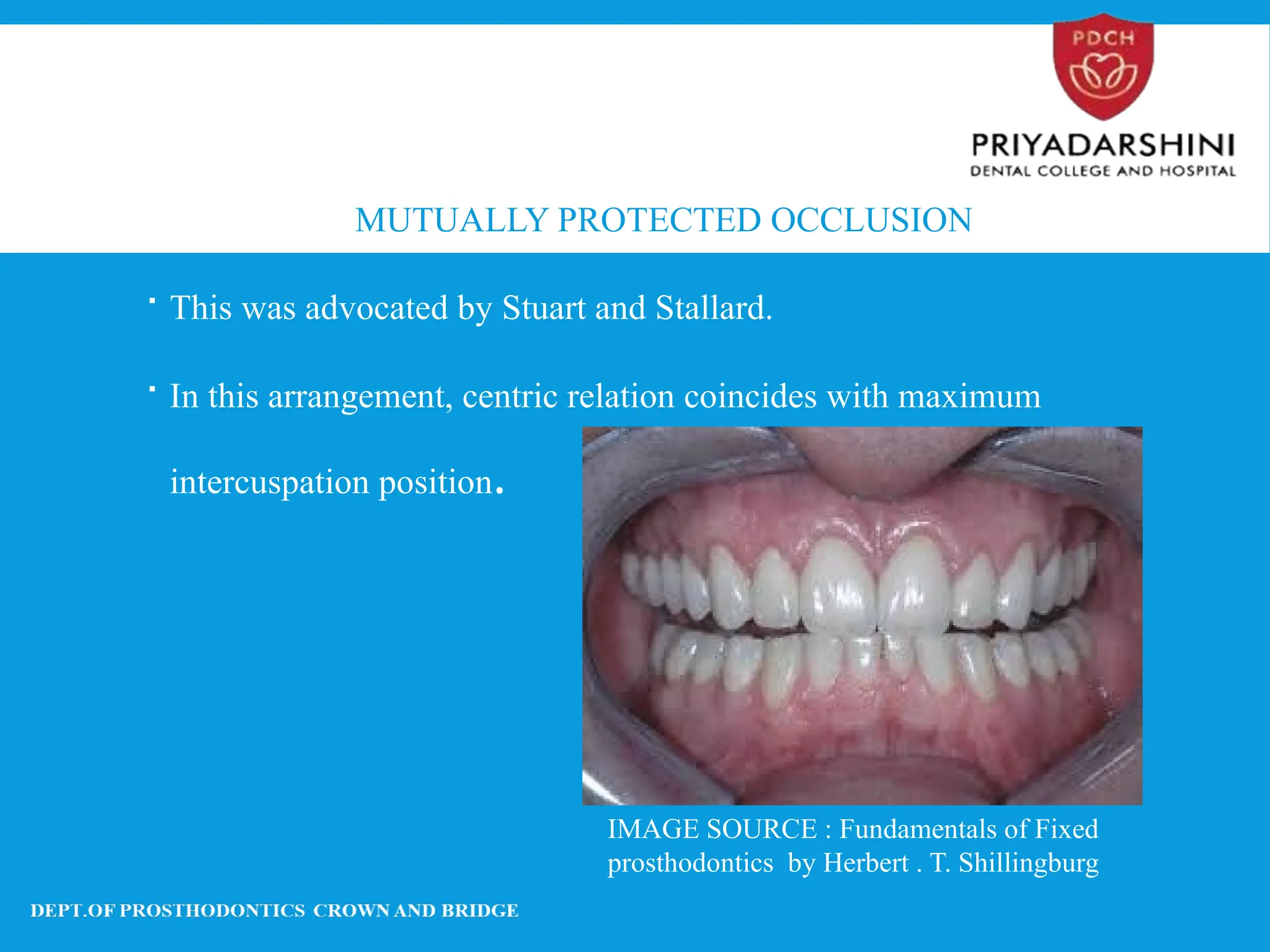Occlusion of fixed bridges and crowns dentistry | PPTX
