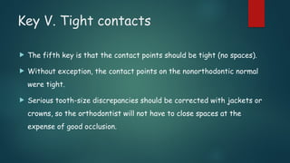 Tooth Contact Exceptions Occlusion in orthodontics and dentofacial orthopaedics1.pptx
