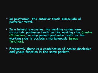 Tooth Disocclude Comprehensive Overview of Occlusion in Fixed Partial Dentures ...