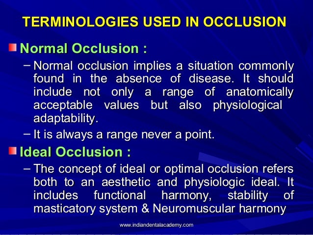 normal occlusion and its characteristics Zorac 01% gel - summary of product characteristics (smpc) by allergan ltd. normal occlusion and its characteristics Zorac 01% gel - summary of product characteristics (smpc) by allergan ltd.