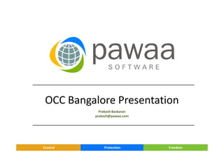 Pawaa OCC Presentation | PPT