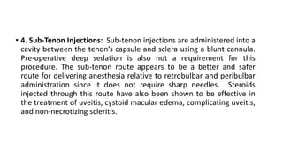 Tenon Injection occular ppt.pptx