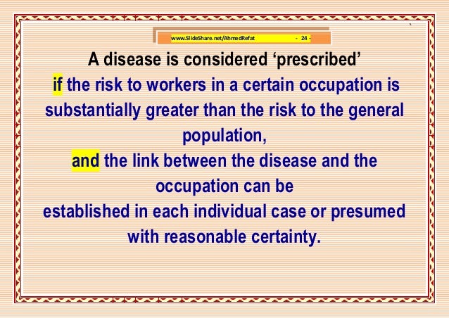Occupational Diseases  International List