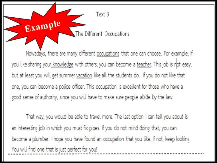 unit myself topic occupation interesting occupations