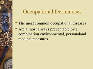 Occupational disease