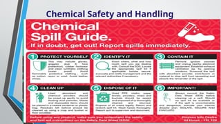 Chemical Safety and Handling
 