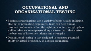 Occupational and organizational testing.pptx