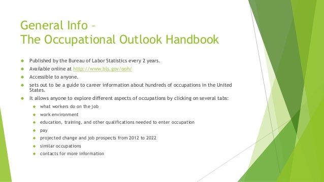 job outlook handbook