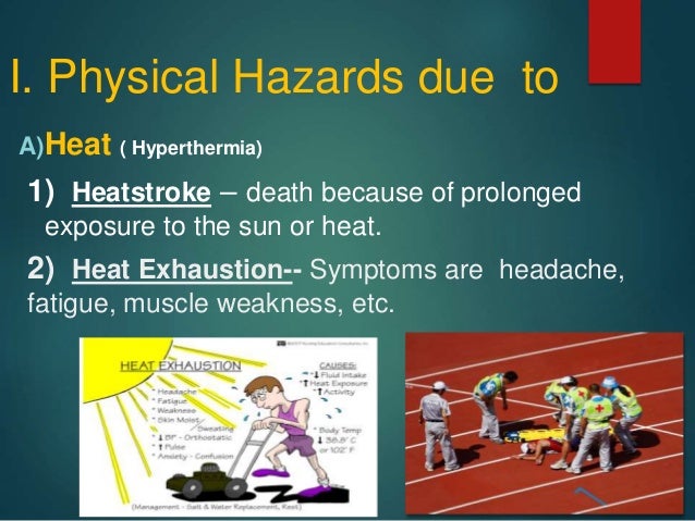 Occupational hazards