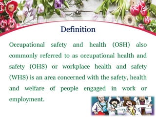Occupational health and safety | PDF