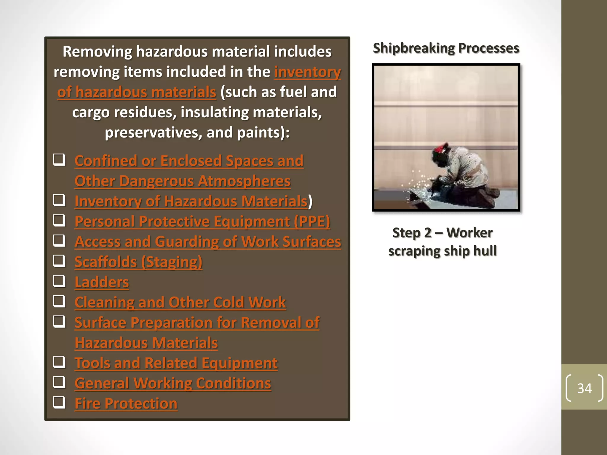 Occupational Health and Safety in Shipbreaking | PPTX