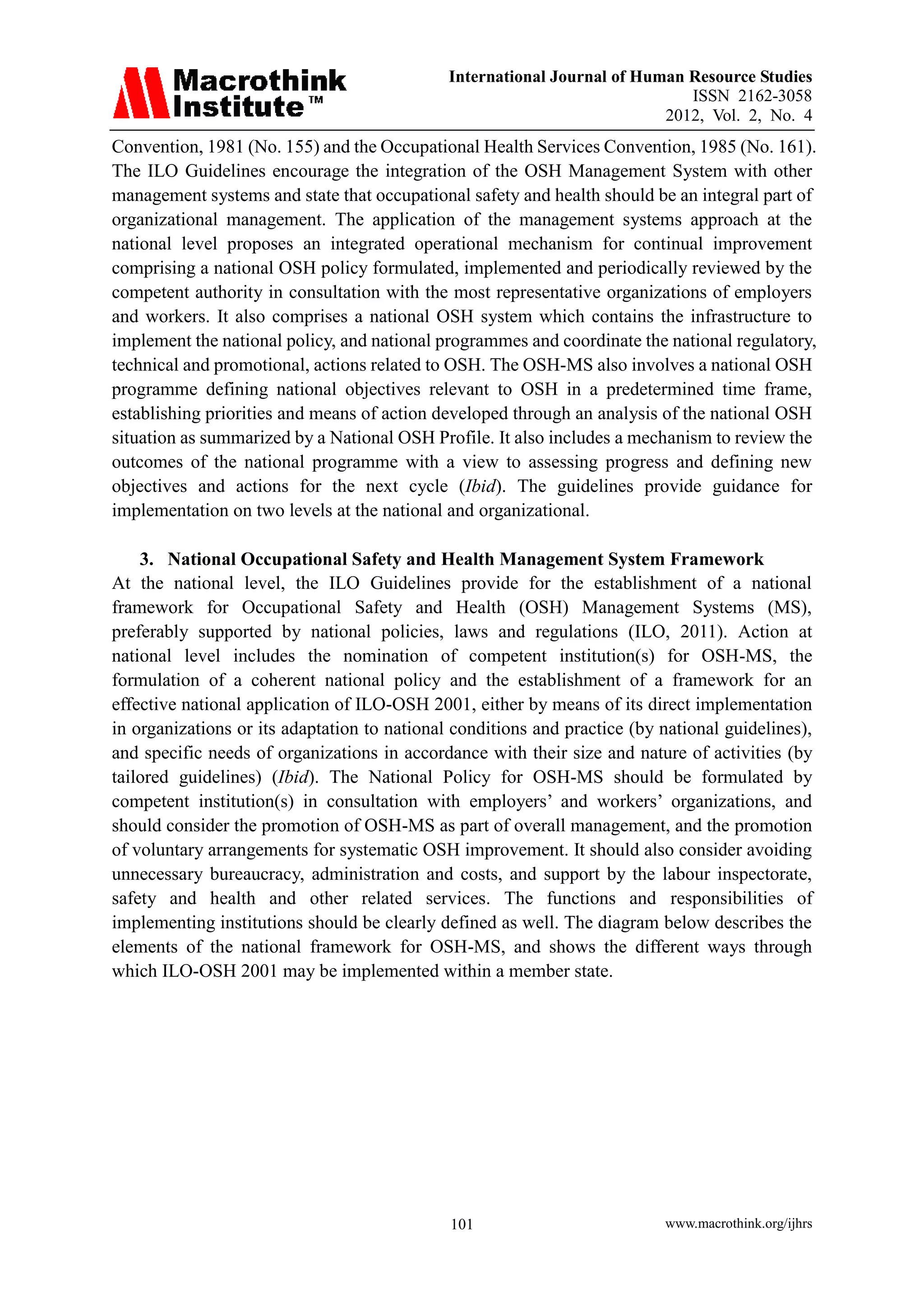 Occupational health and safety management systems | PDF